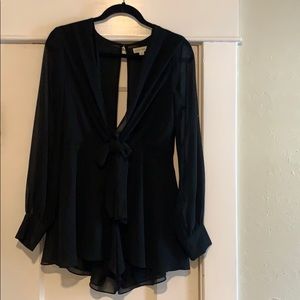 Long sleeve romper